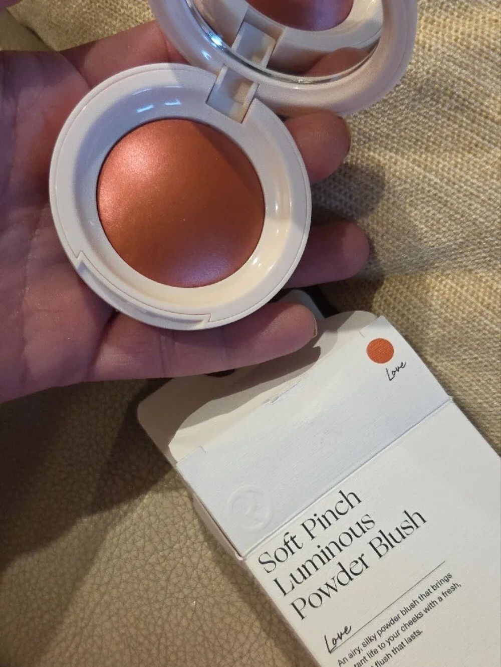 Rare Beauty Soft Pinch Luminous Powder Blush - Love NIB